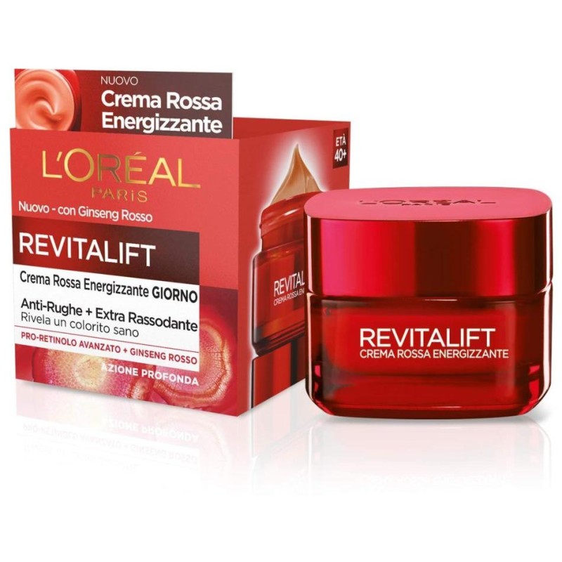 L'OREAL REVITALIFT ENERGIZ. CREMA VISO ROSSA 50ML