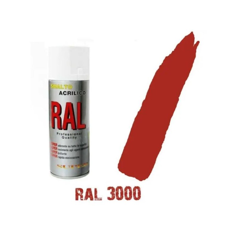 SPRAY ROSSO RAL 3000