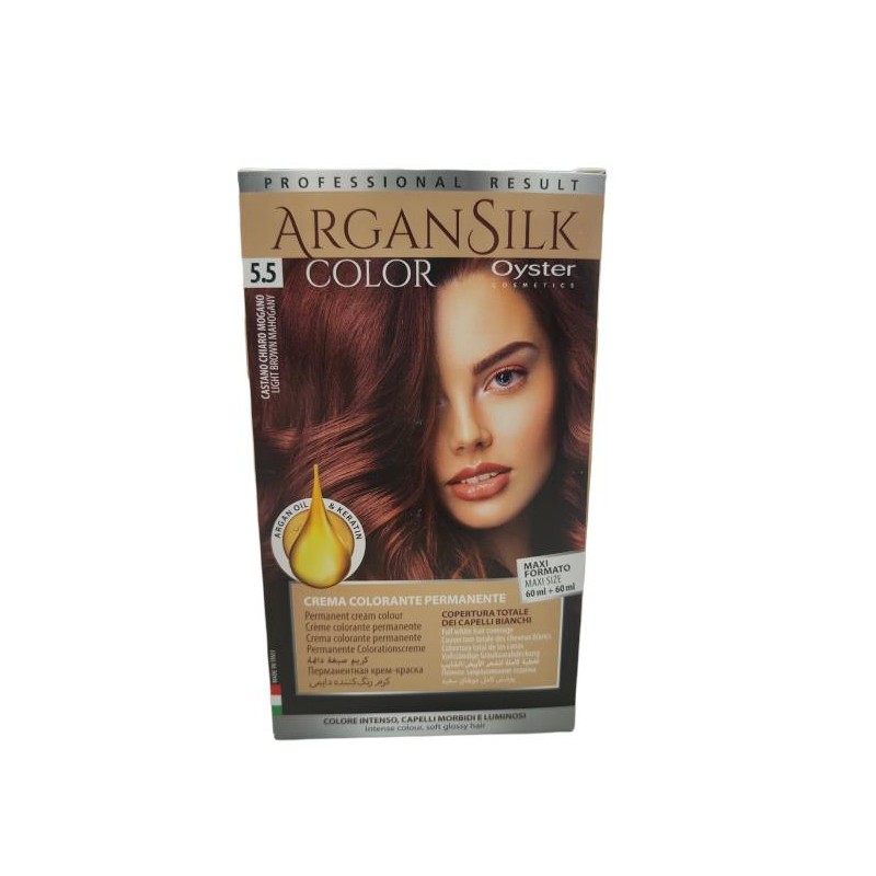 ARGAN SILK COLOR 60+60ML 5.5 CASTANO CHIARO MOGANO