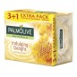 PALMOLIVE SAPONE SOLIDO 90GR 3+1 CON LATTE E MIELE