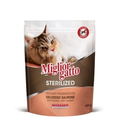 MIGLIORGATTO STERIL.SALMONE GR400