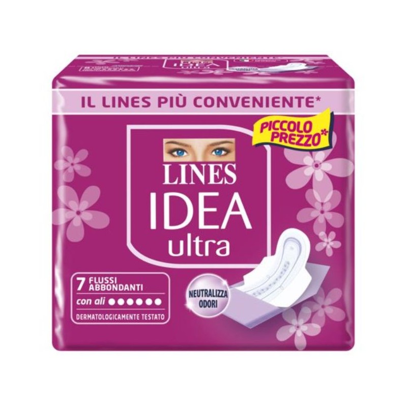 LINES IDEA ULTRA FLUSSI ABBONDANTI ASSORB. 7PZ