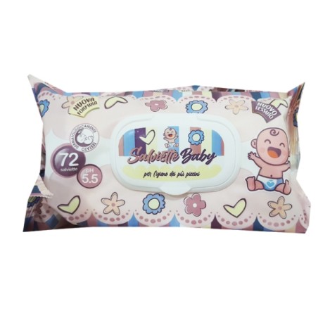 SALVIETTE BABY WIPES 72PZ