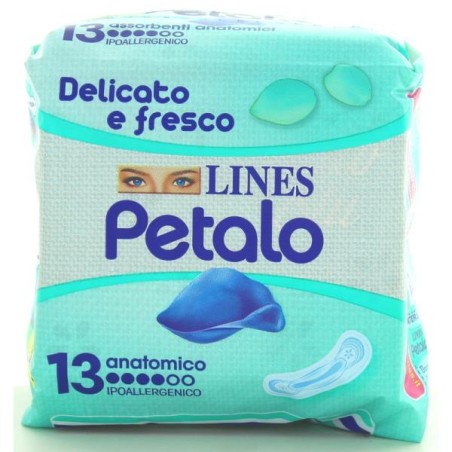 LINES PETALOBLU ANATOMICO ASSORB. 13 PZ