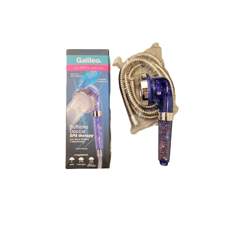 SOFFIONE DOCCIA SPA TERAPY CON MICROPIET