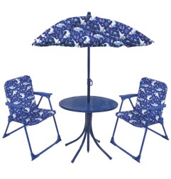 BIMBO SET TAVOLINO C/OMBR. 2SEDIE