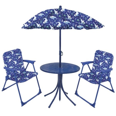 BIMBO SET TAVOLINO C/OMBR. 2SEDIE