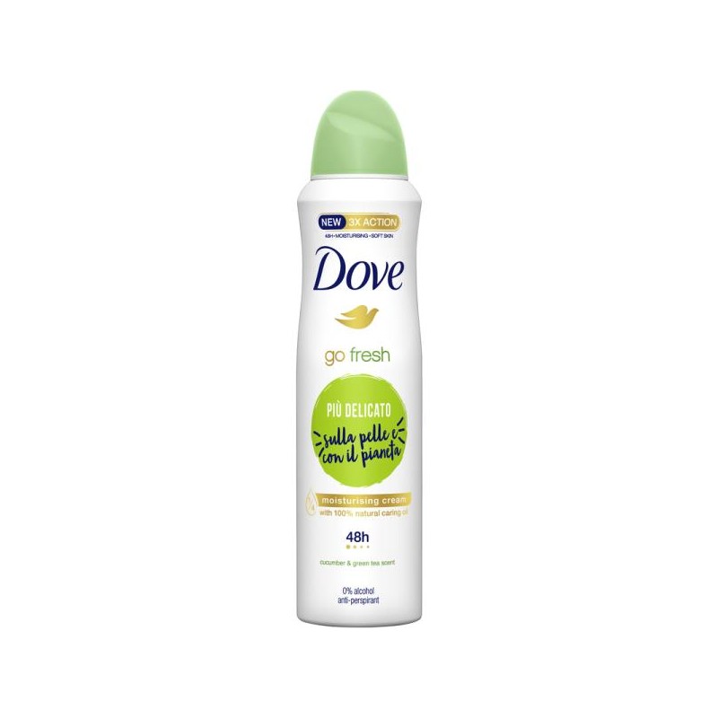 DOVE DEO NEW SPRAY GO FRESH CUCUMBER&GREEN TEA 150