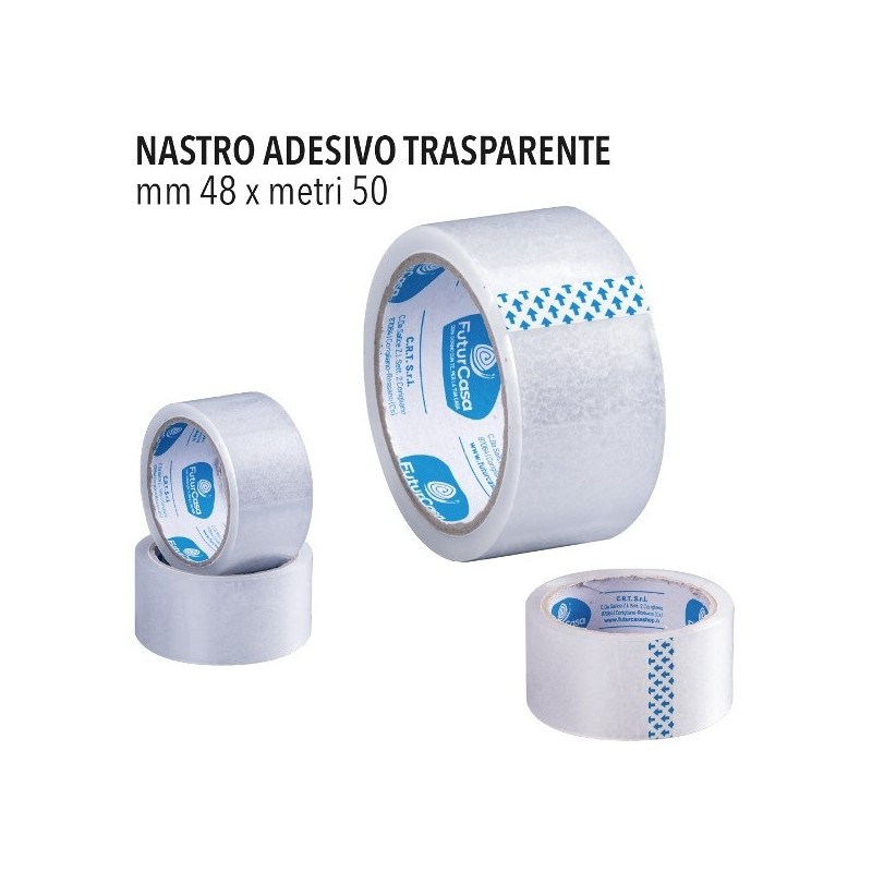 NC NASTRO ADESIVO 50MT X 48MM TRASPARENTE