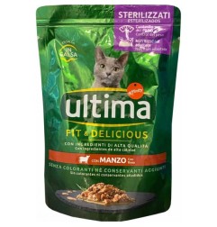 ULTIMA CAT FIT & DELICIOUS MANZO GATTI STER.85GR