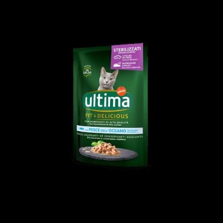 ULTIMA CAT FIT & DELICIOUS PESCE OCEANO 85 GR