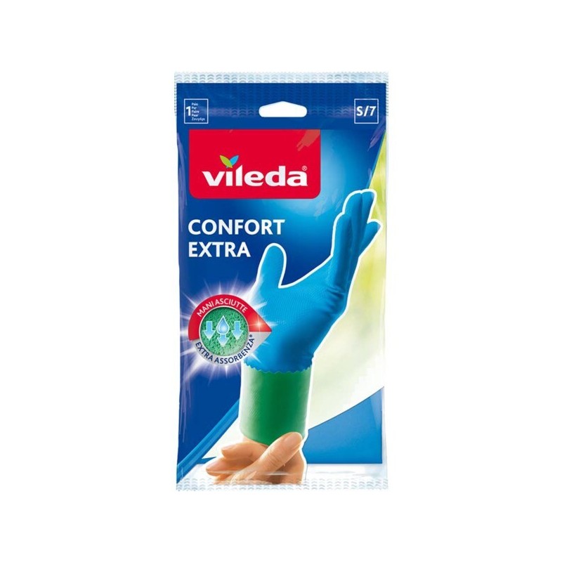 VILEDA GUANTI CONFORT EXTRA TG S